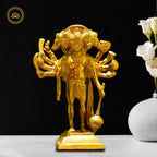 Brass Panchmukhi Hanuman - Powerful Symbol of Strength and Devotion | Grocsy