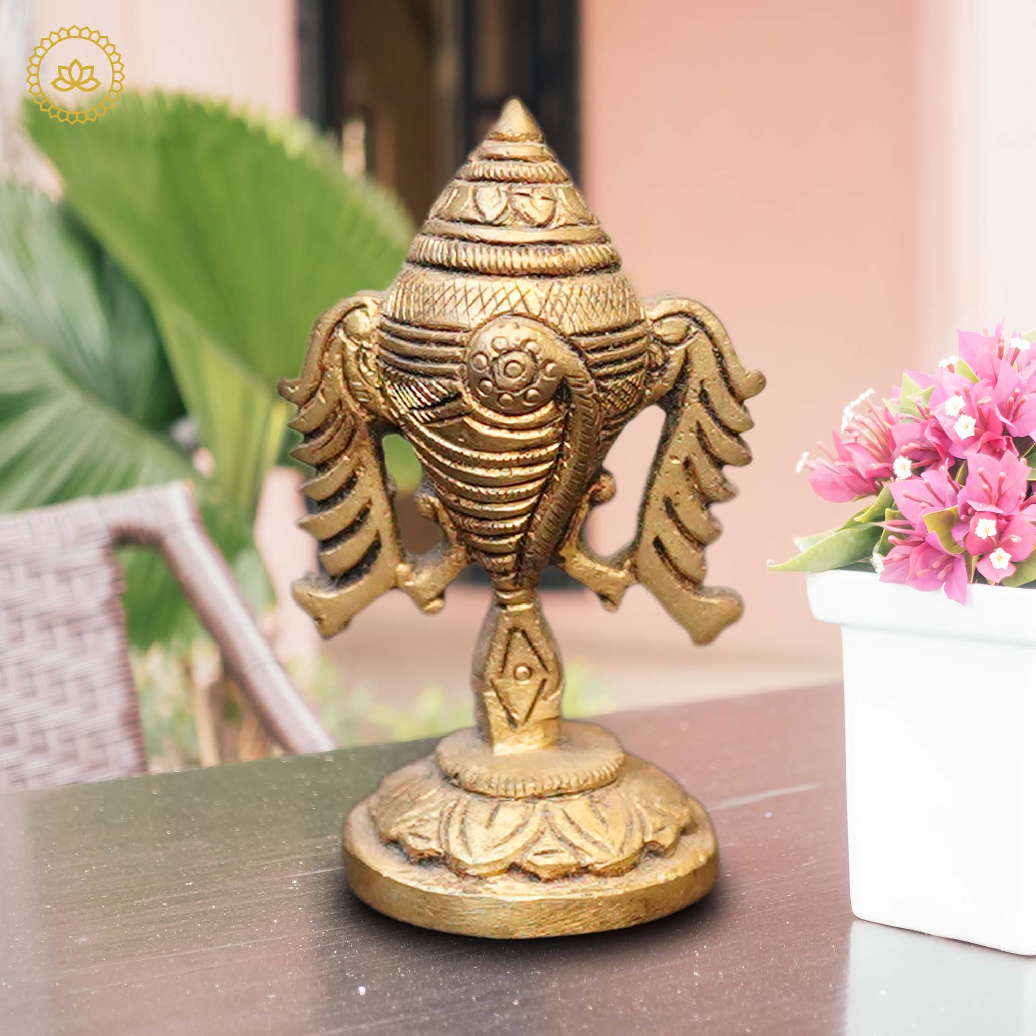 Brass Shankh | Grocsy