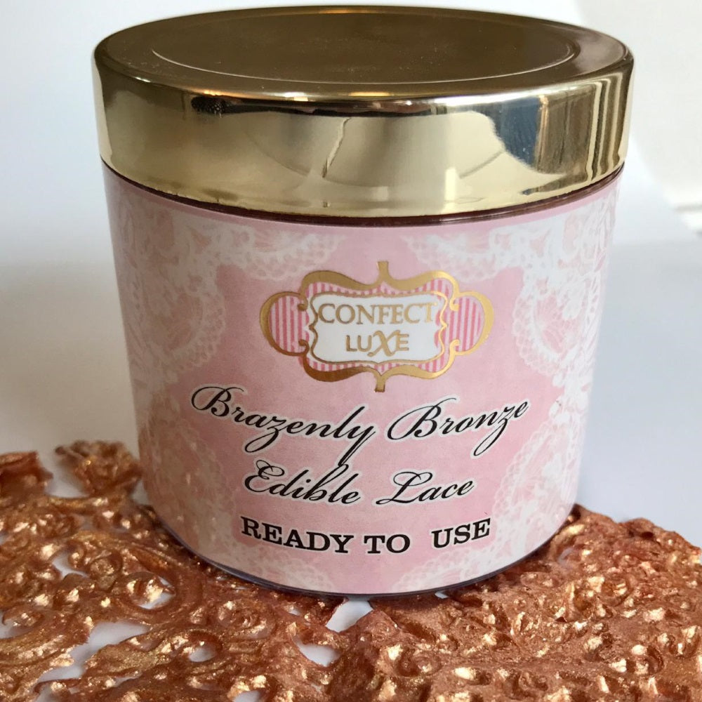 Confect Brazenly Bronze | Edible Lace | Grocsy