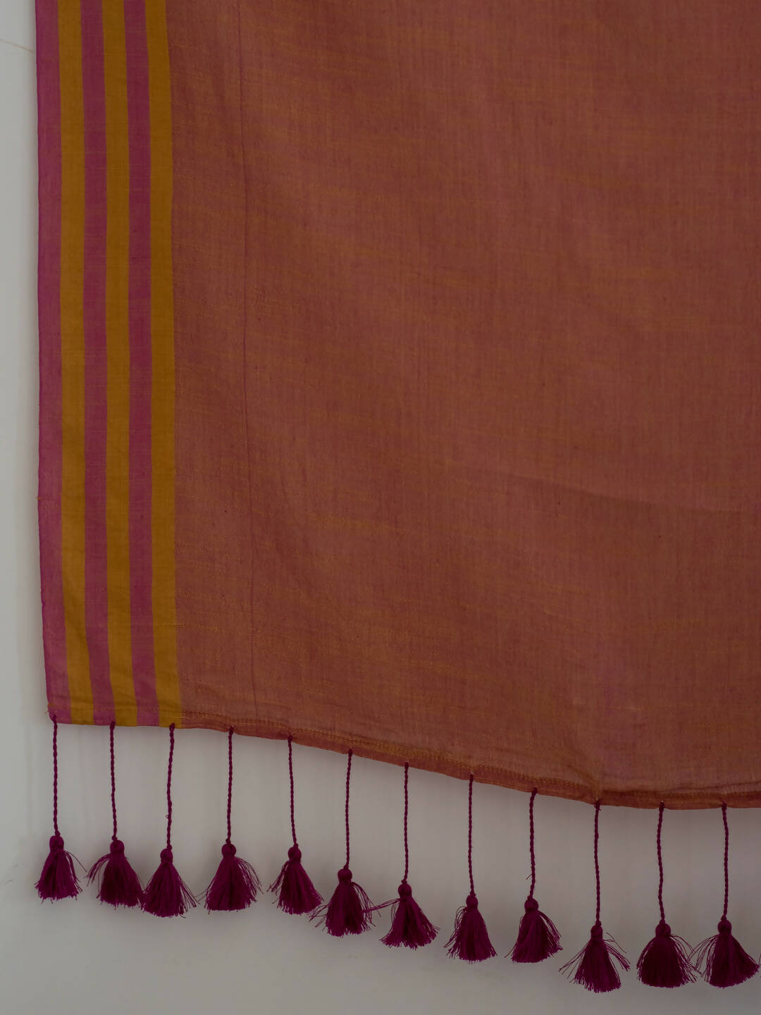 Suta Mustard Woven Design Pure Cotton Saree | Grocsy