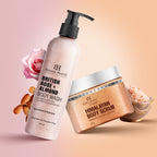 Botanic Hearth British Rose with Almond Bodywash & Himalayan Scrub | Grocsy