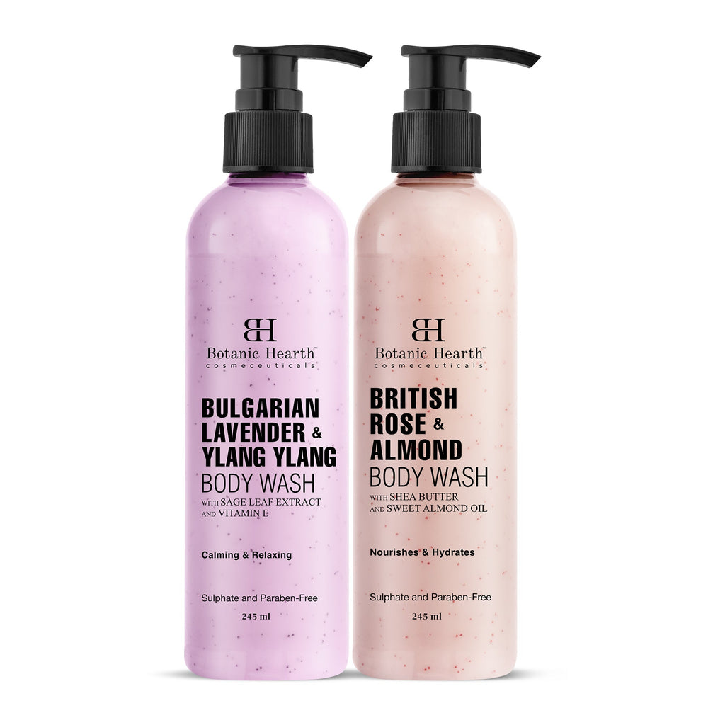 Botanic Hearth British Rose with Lavender Body Wash | Grocsy