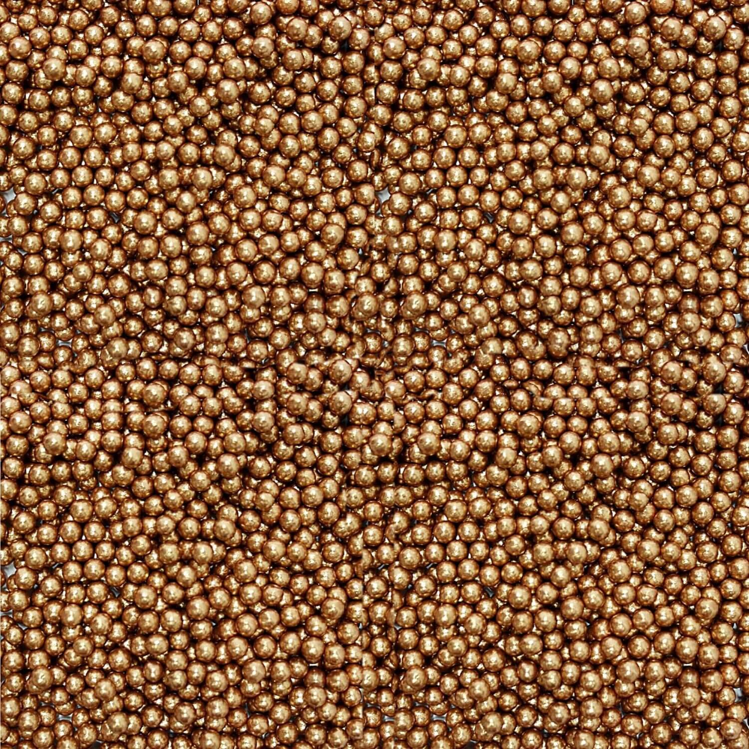 Confect Bronze Disco Balls Sprinkles 4 MM | Grocsy