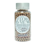 Confect Bronze Disco Balls Sprinkles 6 MM | Grocsy