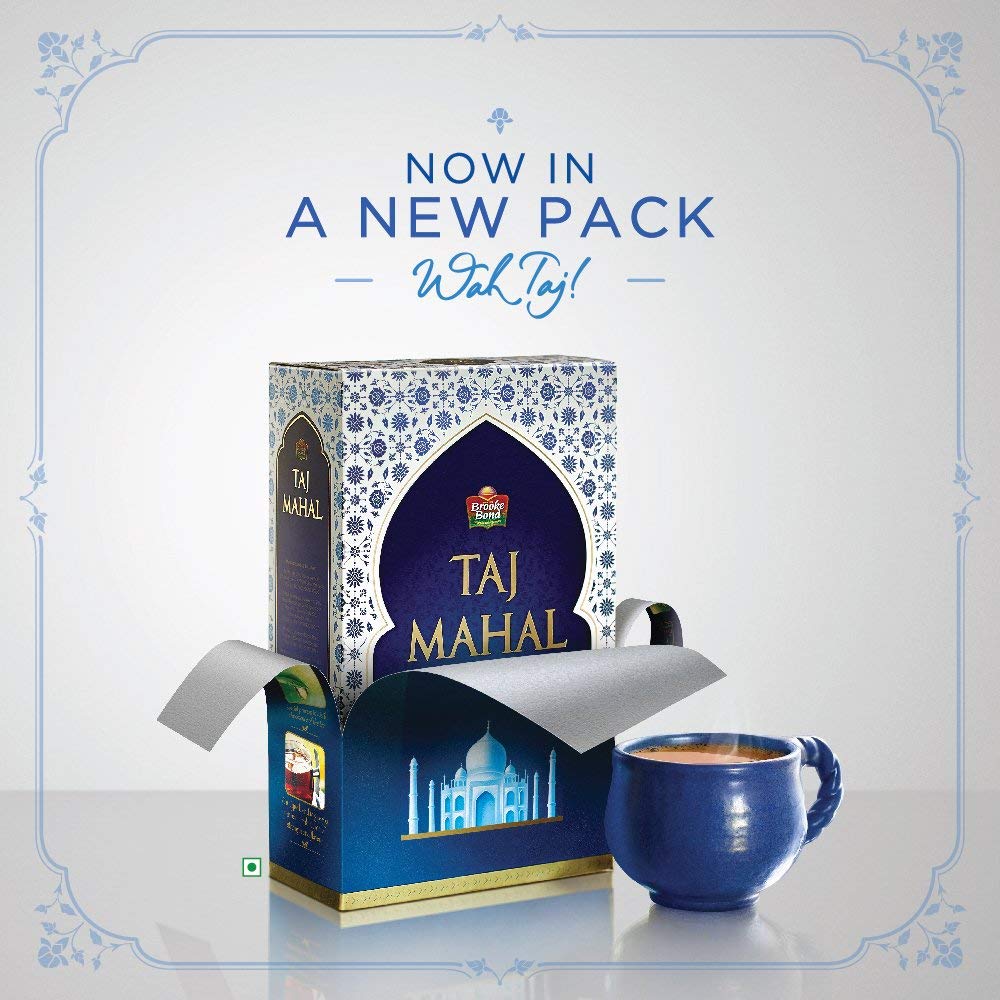 Brooke Bond Taj Mahal Tea - India's Premium Chai, Rich & Flavourful Tea | Grocsy