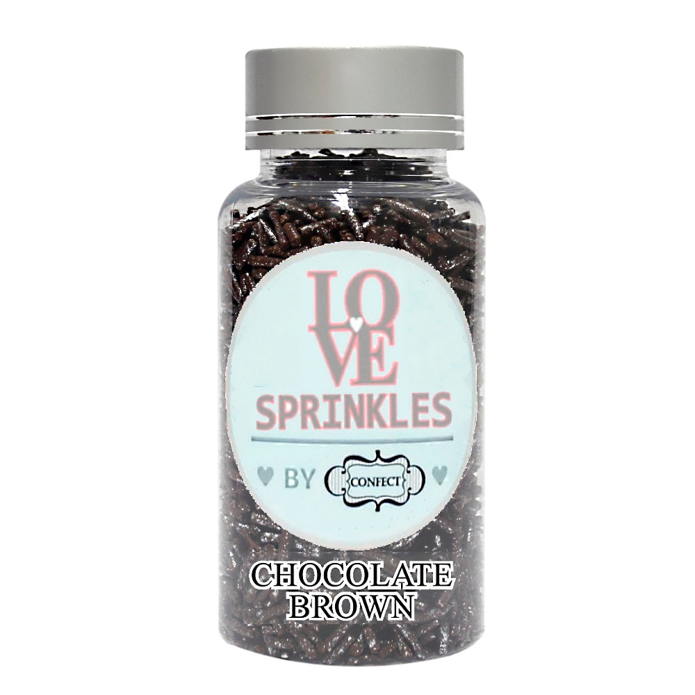 Confect Brown Vermicelli Sprinkles | Grocsy