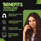 Samisha Brown Hair Colour Powder – Original & Organic Natural Brown | Grocsy