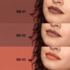 Baked Beauty My Crayon Brownie Bite Matte Lip Cream Lipsticks (Set of 3) | Grocsy