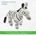Nesta Toys Newborn Gift Set - Zebra Plush Toy, Wooden Elephant & Car Teether | Grocsy