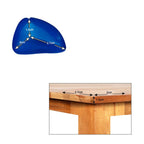 Safe-O-Kid Tear Drop Corner Caps, Blue For Kids Protection | Grocsy