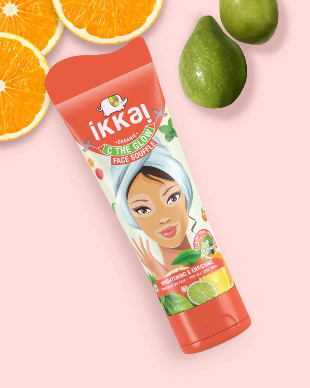 Ikkai Organic C The Glow Face Souffle Brightening & Enriching | Grocsy