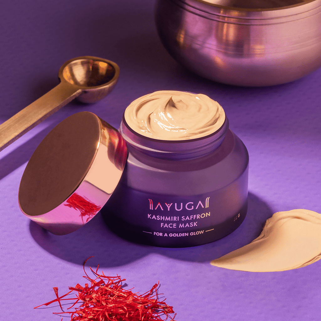Ayuga Kashmiri Saffron Face Mask | Grocsy