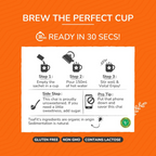 TeaFit No Sugar Instant Ginger Tea Premix | Grocsy
