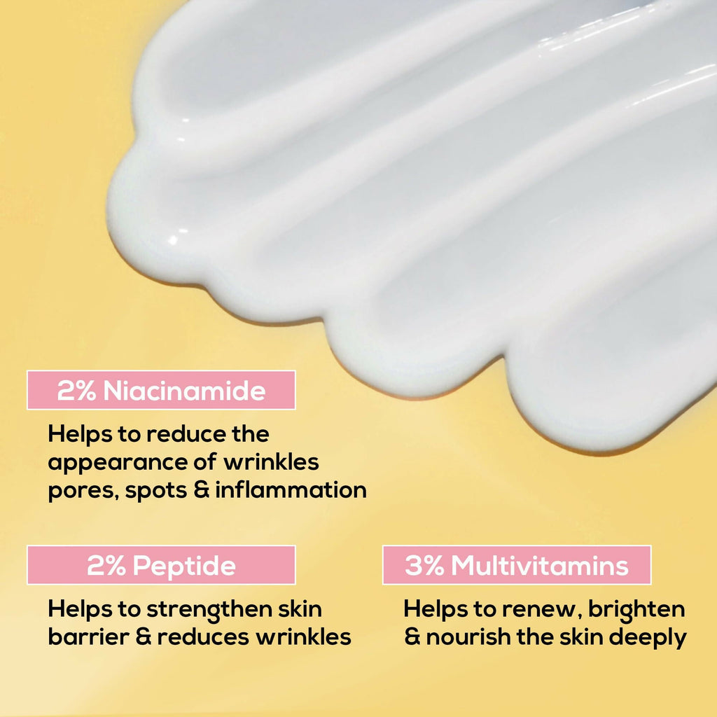 Renee Pore Minimizing Sunscreen SPF 70 With 2% Niacinamide, 2% Peptide & 3% Multivitamins | Grocsy