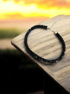 Inhanns Noor-E-Jalwa – Handmade Crystal Bead Necklace -Adjustable - Black Only Necklace | Grocsy