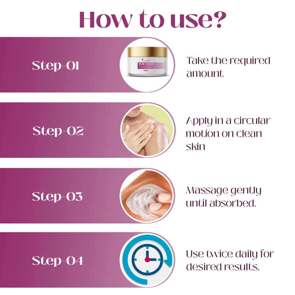 Samisha Back & Bum Cream For Dark Spots And Body Acne | Grocsy