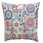 The Decor Nook Off White Base With Multicolour Circular Print Cushion Cover | Grocsy
