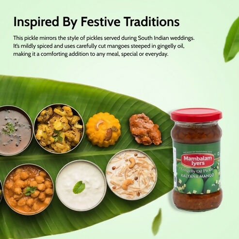 Mambalam Iyers Kalyana Mango Pickle | Grocsy
