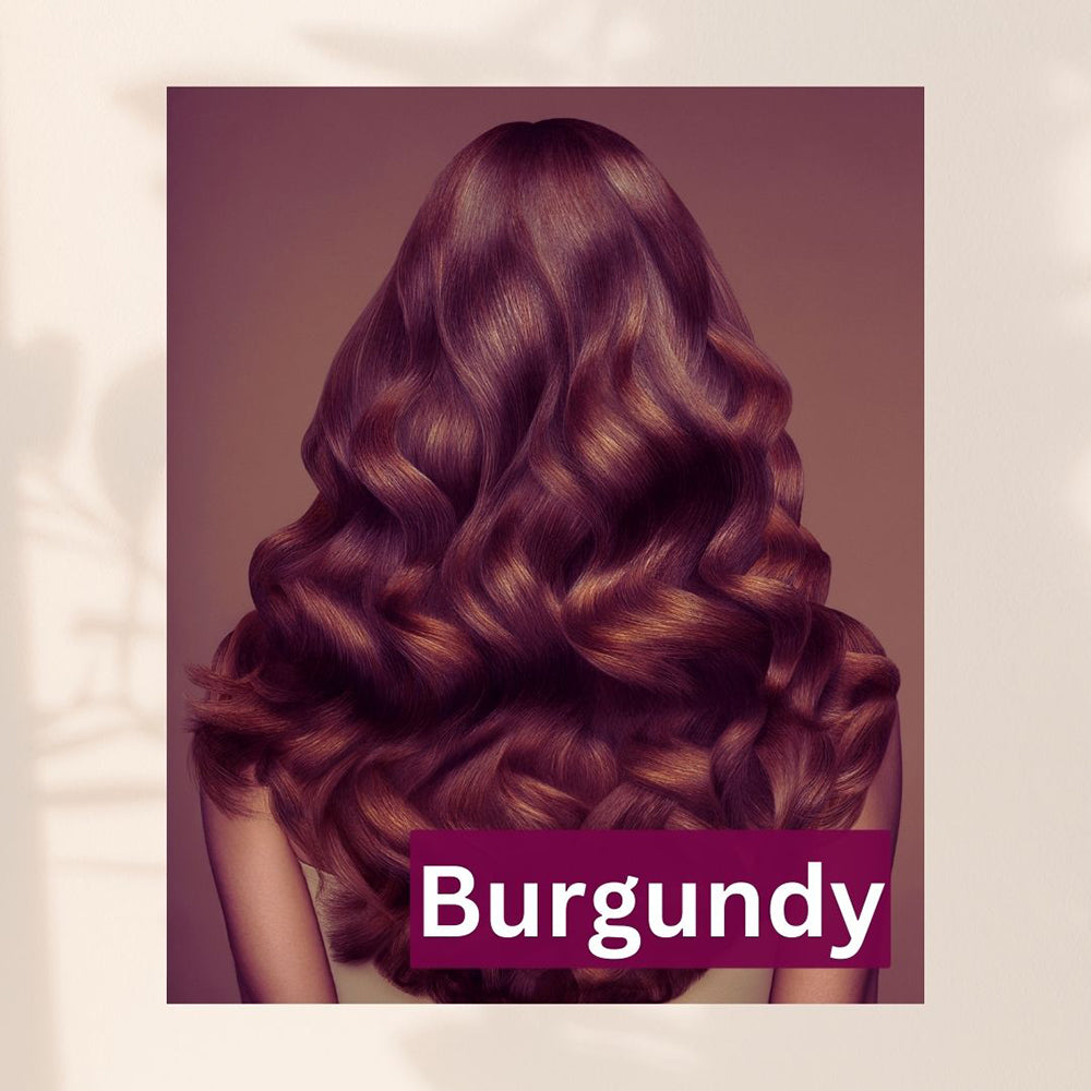 Samisha Burgundy Hair Colour Powder – Original & Organic Reddish Brown | Grocsy