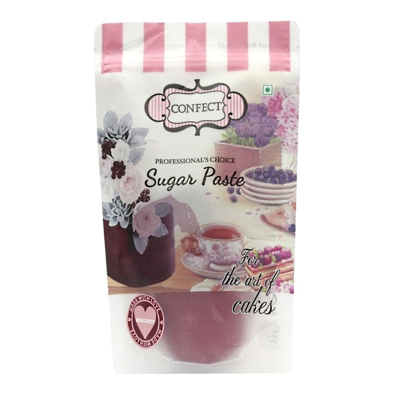 Confect Burgundy Fondant | Edible Nutritional Sugarpaste | Grocsy