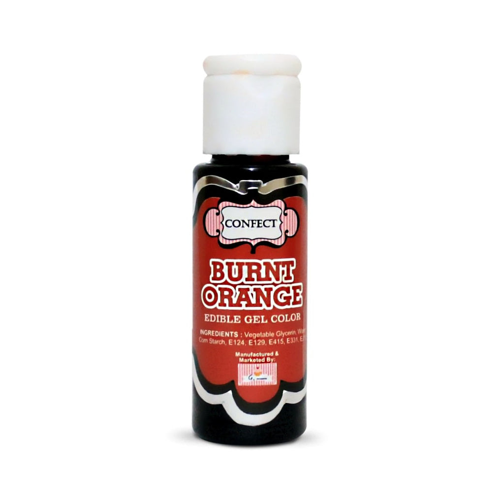 Confect Burnt Orange | Edible Gel Color | Grocsy