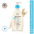 Aveeno Baby Daily Moisture Lotion, Oatmeal Face & Body Moisturizer for Dry, Itchy & Sensitive Skin | Grocsy