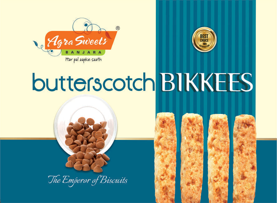 Agra Sweets Banjara Butterscotch Bikkies | Grocsy