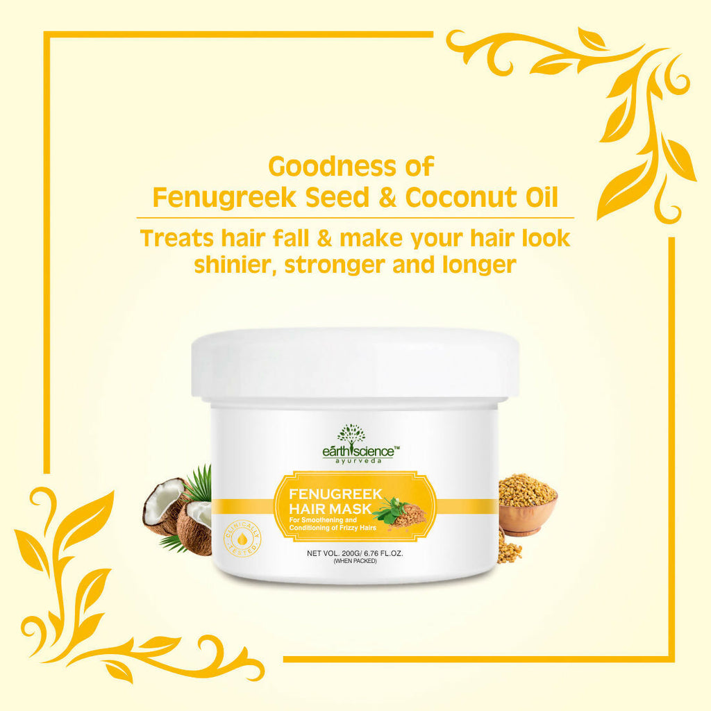 Earth Science Ayurveda Fenugreek Hair Mask | Grocsy