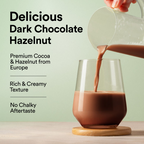 Wellbeing Nutrition Organic Plant Protein Isolate Dark Chocolate Hazelnut, 3B CFU Probiotics | Grocsy
