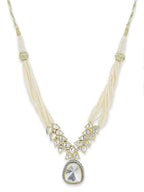 Short Kundan Neckpiece- Ruby Raang | Grocsy