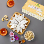 Dhampur Green Kaju Katli | Grocsy