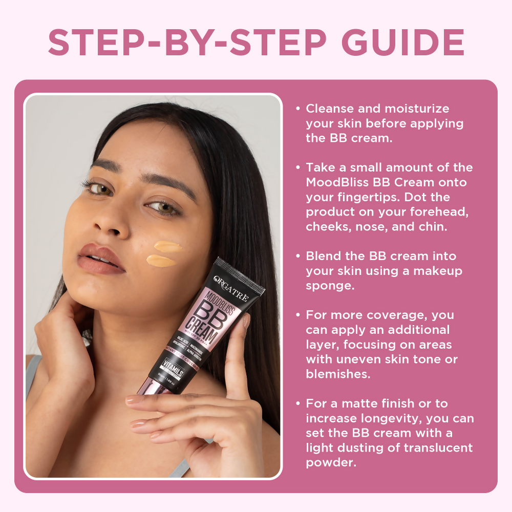 Orgatre Moodbliss BB Cream With SPF 30 PA++ - Light Breeze-138 | Grocsy