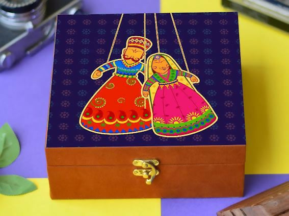 Collectibles India Wood Gift Box | Grocsy
