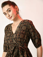 Myshka Women's Multi Empire Printed Dress | Grocsy