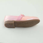 Tiny Bugs Girls Flower Embellished Ballerinas - Pink | Grocsy