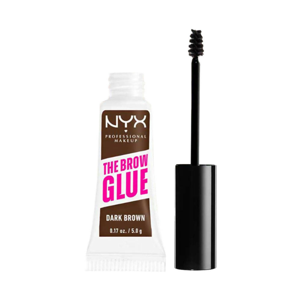 NYX Professional Makeup The Brow Glue Instant Long-Hold Eyebrow Styler - Brown | Grocsy