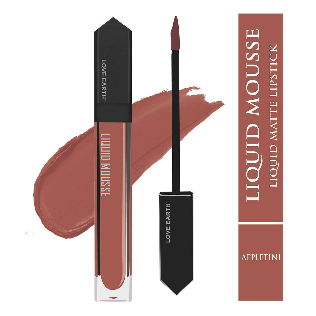 Love Earth Liquid Mousse Lipstick - Appletini | Grocsy