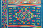Vamika Rama Green Printed Art Silk Saree | Grocsy