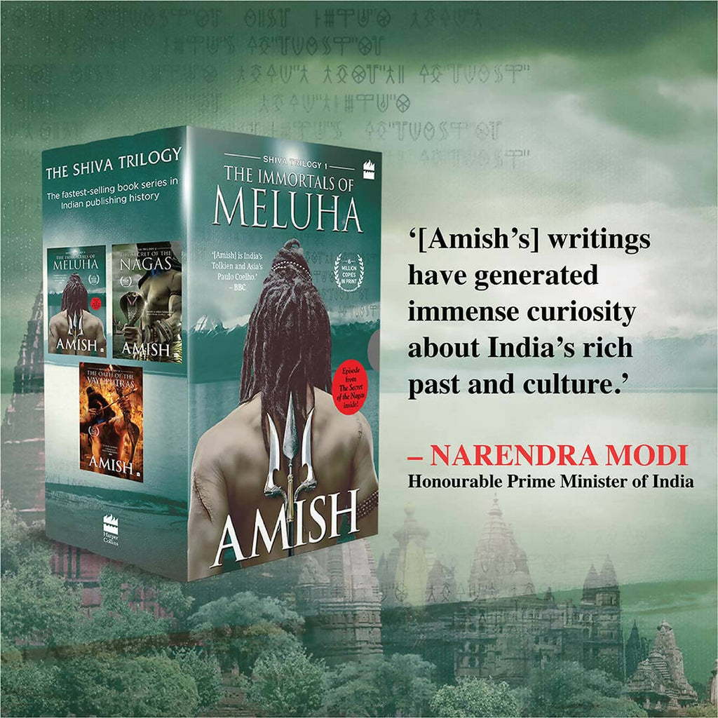 The Shiva Triology Boxset of 3 Books - The Immortals of Meluha by Amish Tripathi | Grocsy