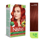 Nisha Creme Hair Color for Women - Copper Red | Grocsy