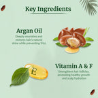 VI-JOHN Naturale Argan Enriched Hair Oil Moisture & Soft with Vitamin A.E & F | Grocsy