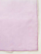 FIORRA Women's Lavender Lurex Cotton Flared Kurta Pant With Dupatta | Grocsy