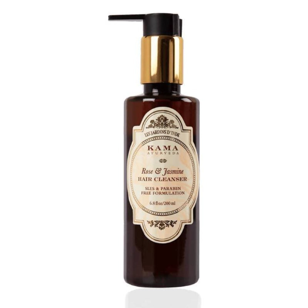 Kama Ayurveda Rose & Jasmine Hair Cleanser 200ml | Grocsy
