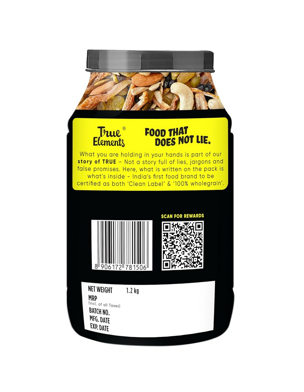 True Elements Panchmeva Dry Fruits Mix | Grocsy