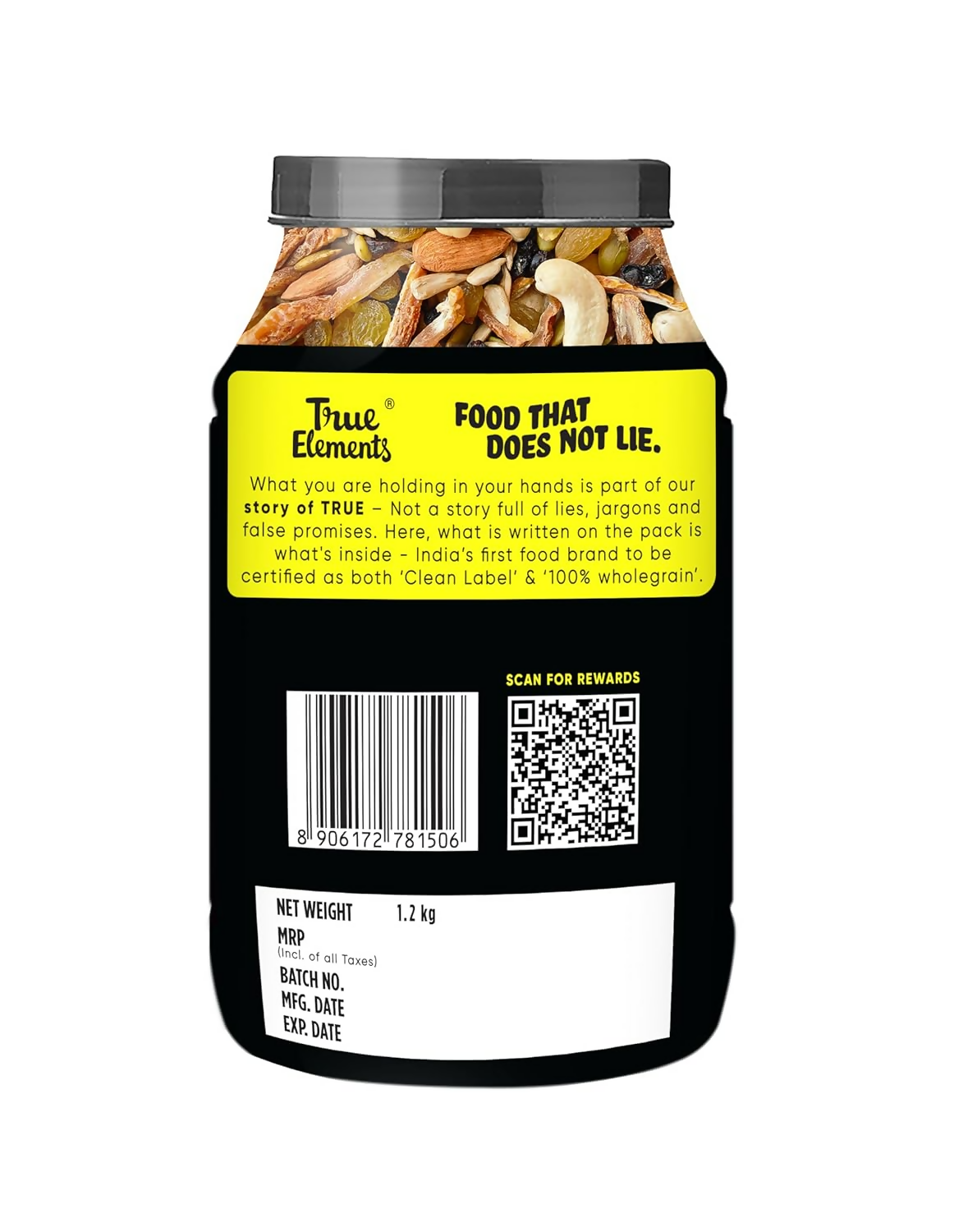 True Elements Panchmeva Dry Fruits Mix | Grocsy