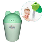 Safe-O-Kid Hair Washing Mug, Baby Shampoo Cup, Baby Shower, Baby Bath Rainer, Green | Grocsy