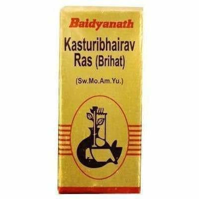 Baidyanath Kasturibhairava Ras 10 Tabs | Grocsy