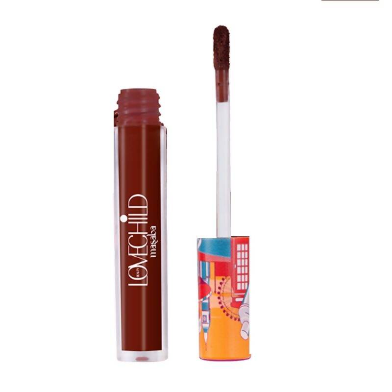 LoveChild By Masaba Gupta Mamma Mia Lush-Matte Lip Creme - Kapi Martini | Grocsy