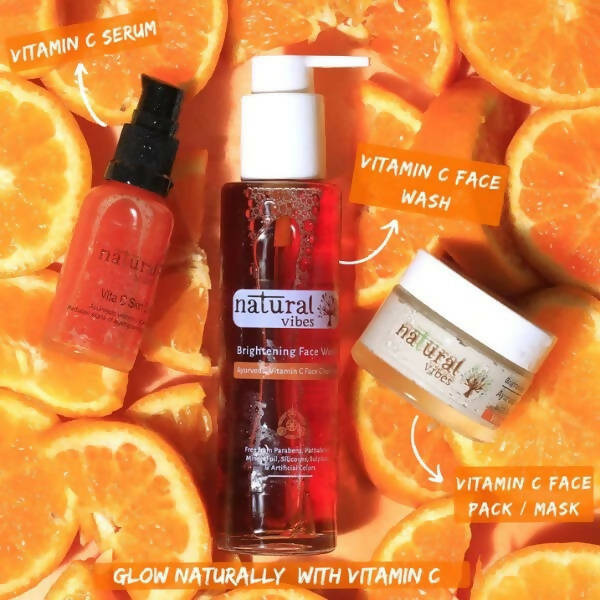 Natural Vibes Ayurvedic Vitamin C Skin Care Serum | Grocsy