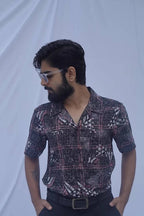 Diva Globe Abstract Printed Shirt | Grocsy